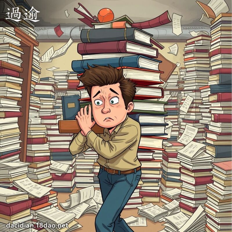 过逾 - 国语大辞典配图