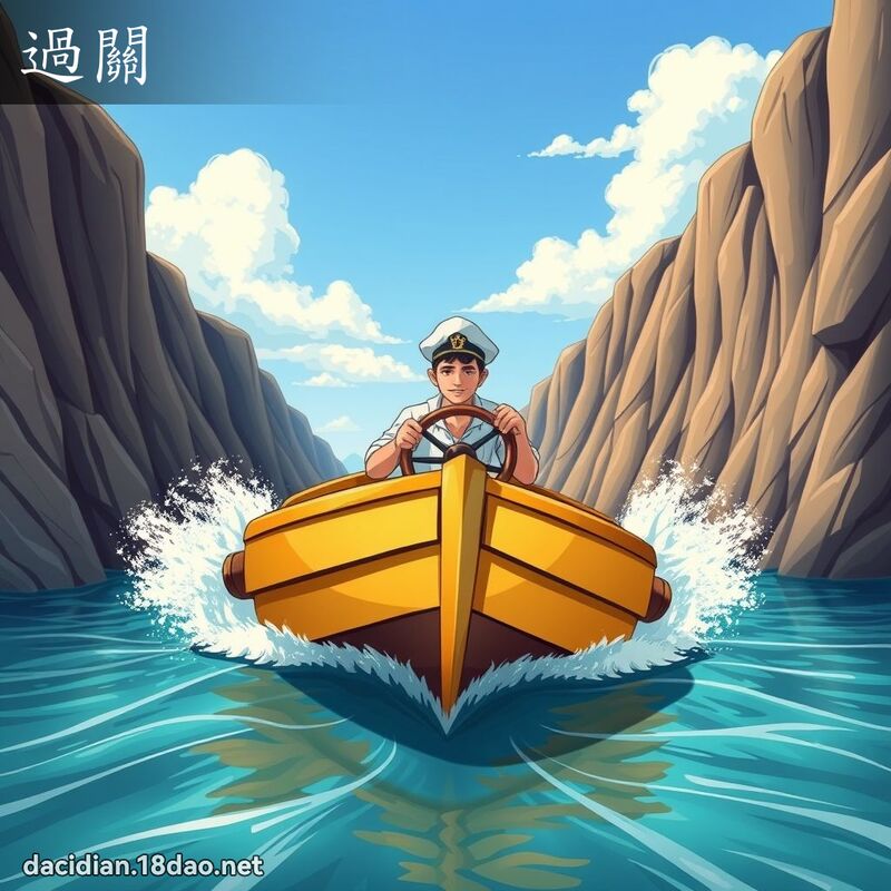 過關 - 國語大辭典配圖