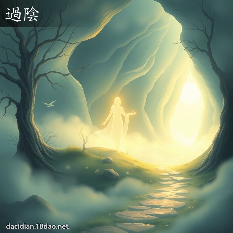 过阴 - 国语大辞典配图
