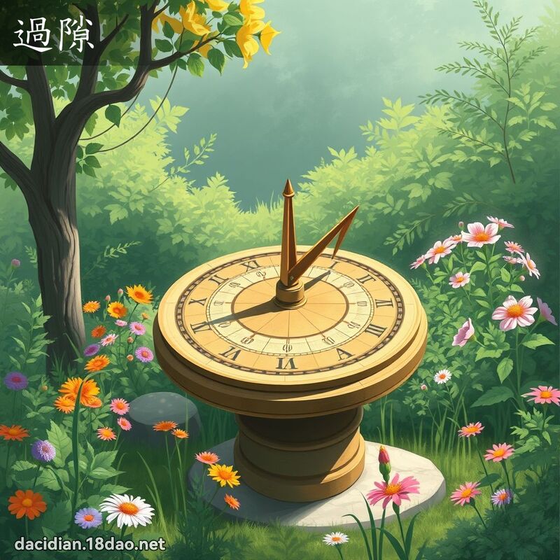 过隙 - 国语大辞典配图