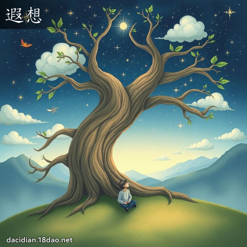 遐想 - 國語大辭典配圖