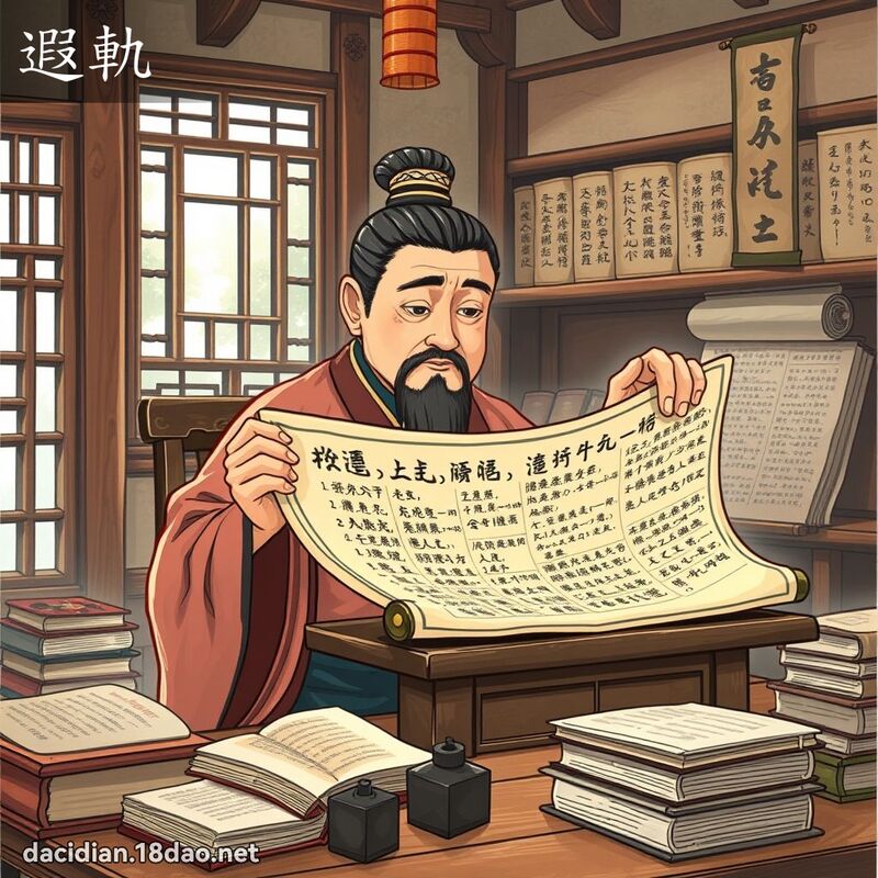 遐軌 - 國語大辭典配圖