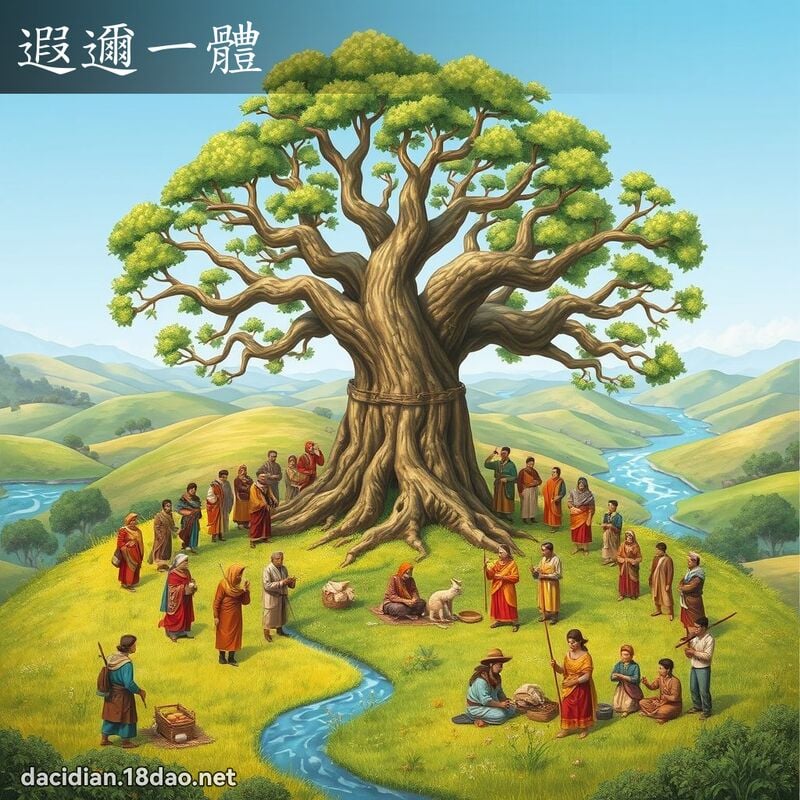 遐邇一體 - 國語大辭典配圖