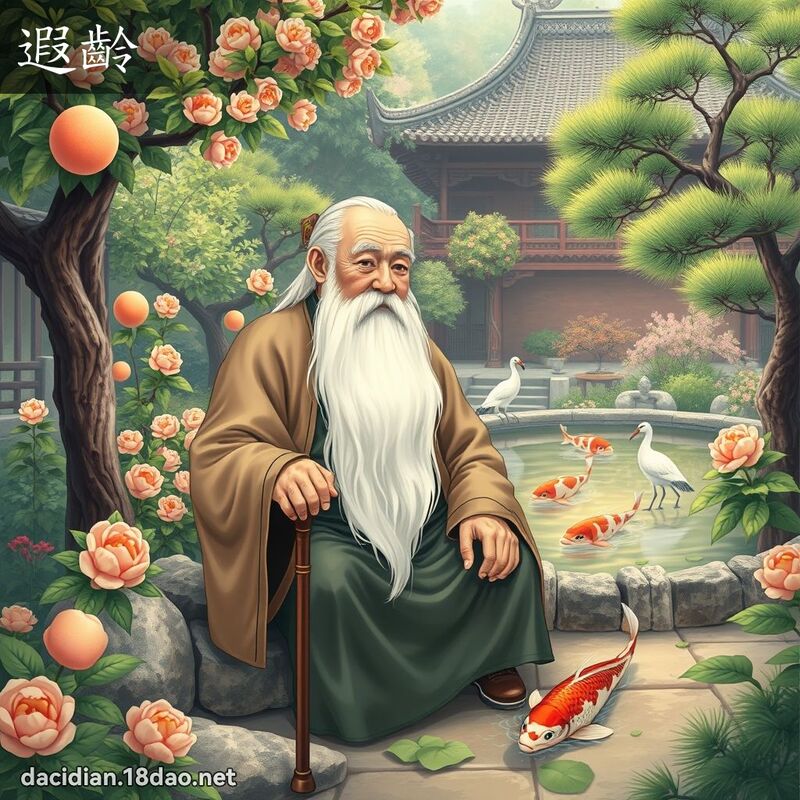 遐齡 - 國語大辭典配圖
