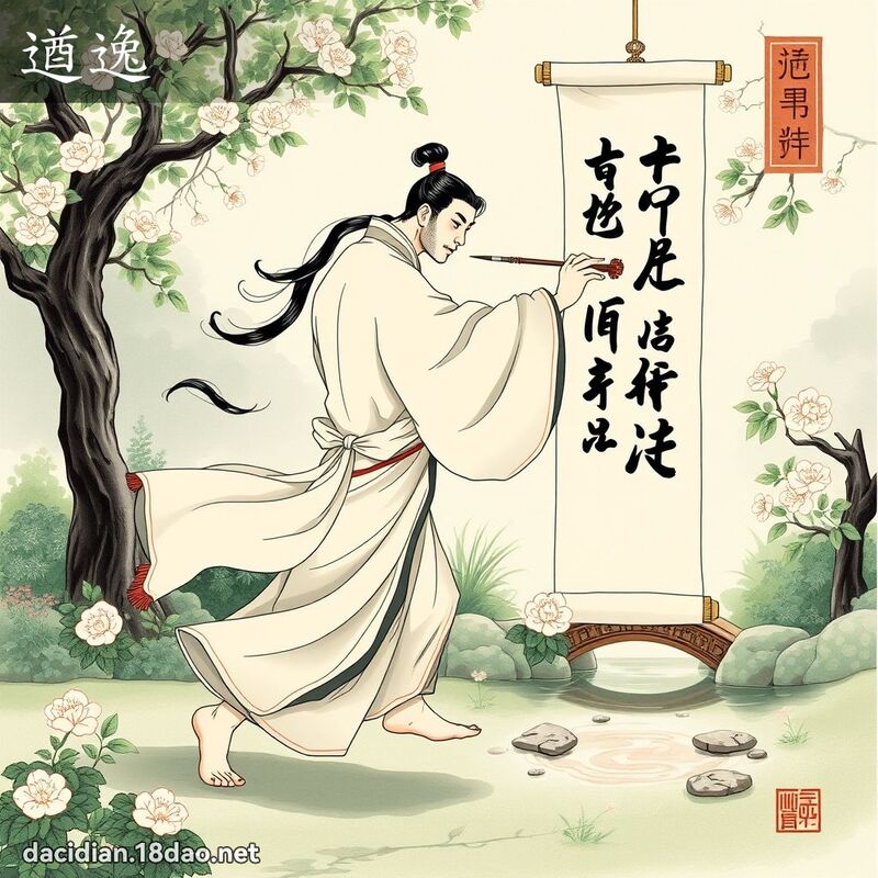 遒逸 - 国语大辞典配图