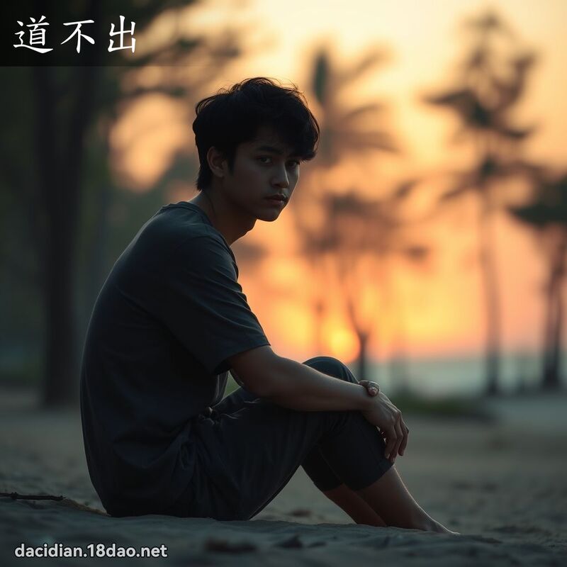 道不出 - 国语大辞典配图