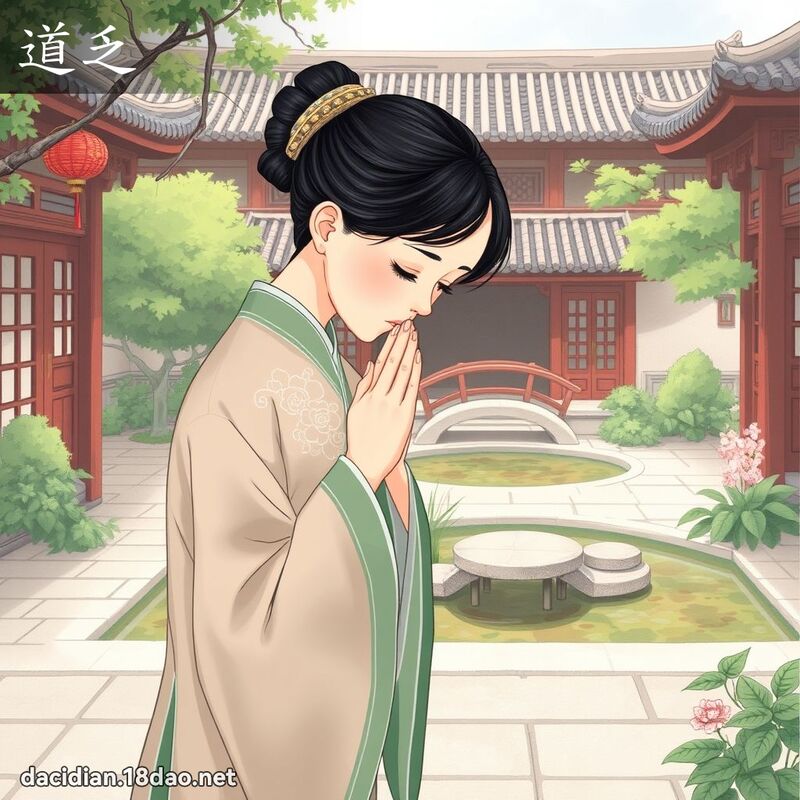 道乏 - 國語大辭典配圖