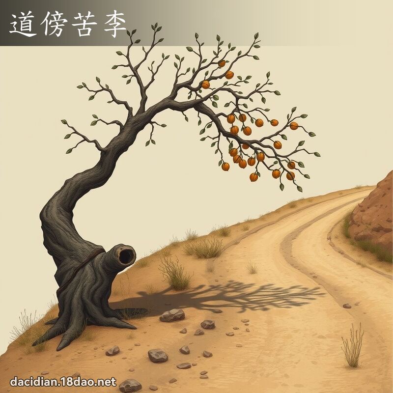 道傍苦李 - 國語大辭典配圖