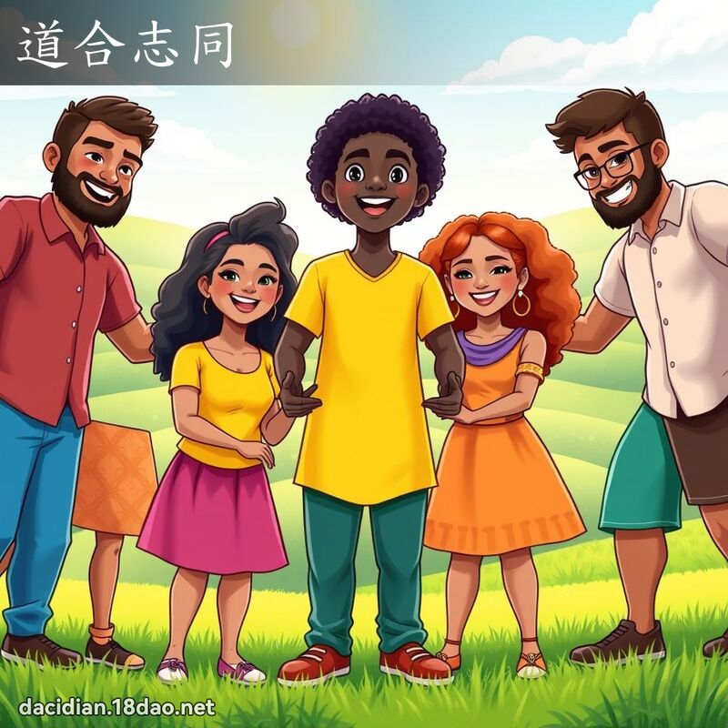 道合志同 - 國語大辭典配圖
