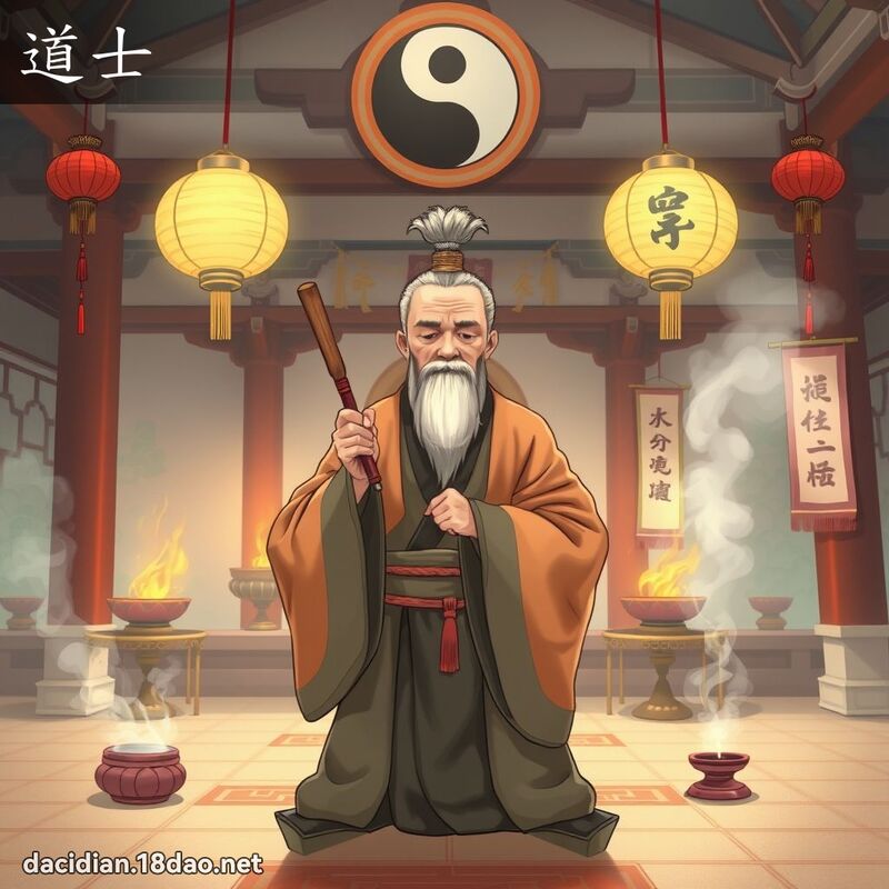 道士 - 國語大辭典配圖