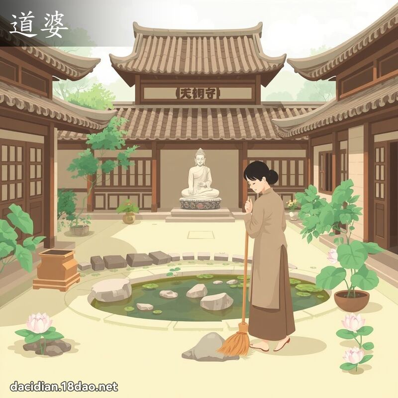 道婆 - 国语大辞典配图