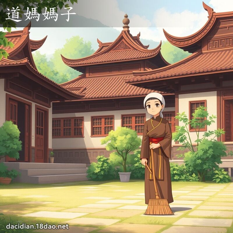 道妈妈子 - 国语大辞典配图