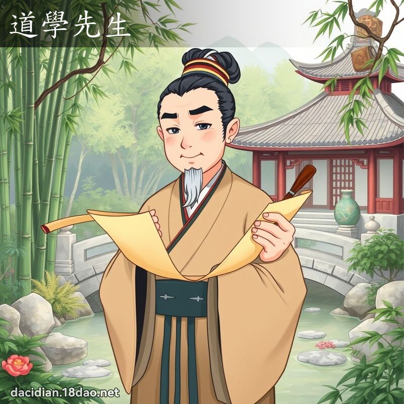 道學先生 - 國語大辭典配圖