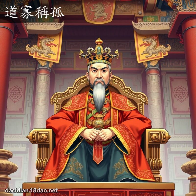 道寡称孤 - 国语大辞典配图