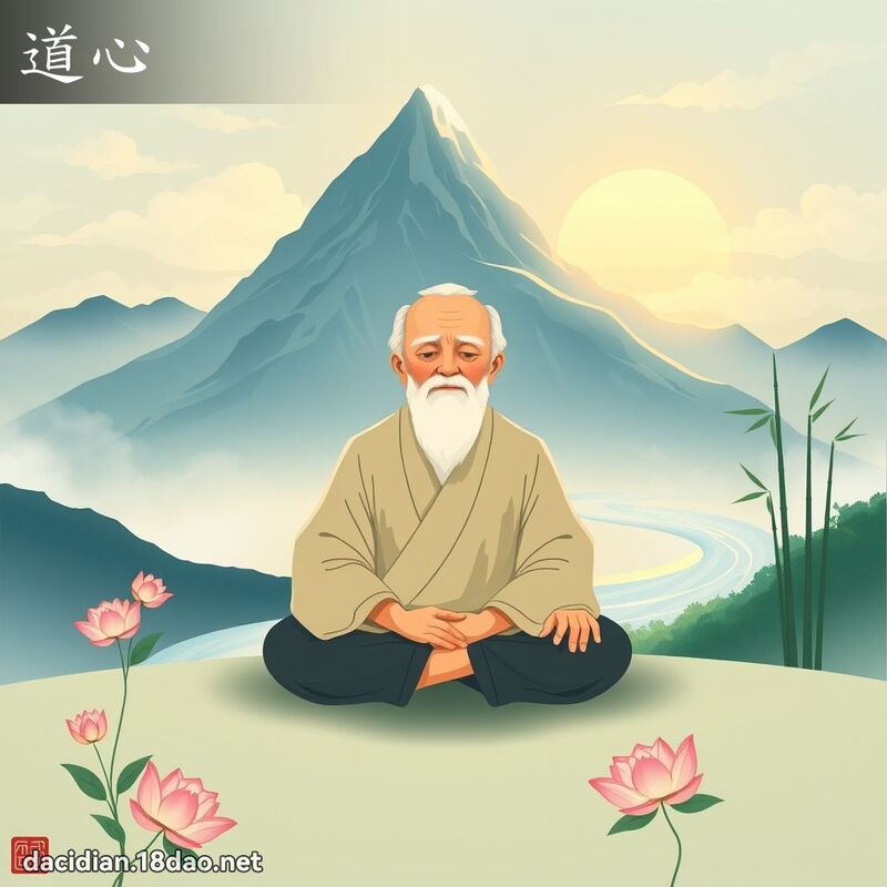 道心 - 国语大辞典配图