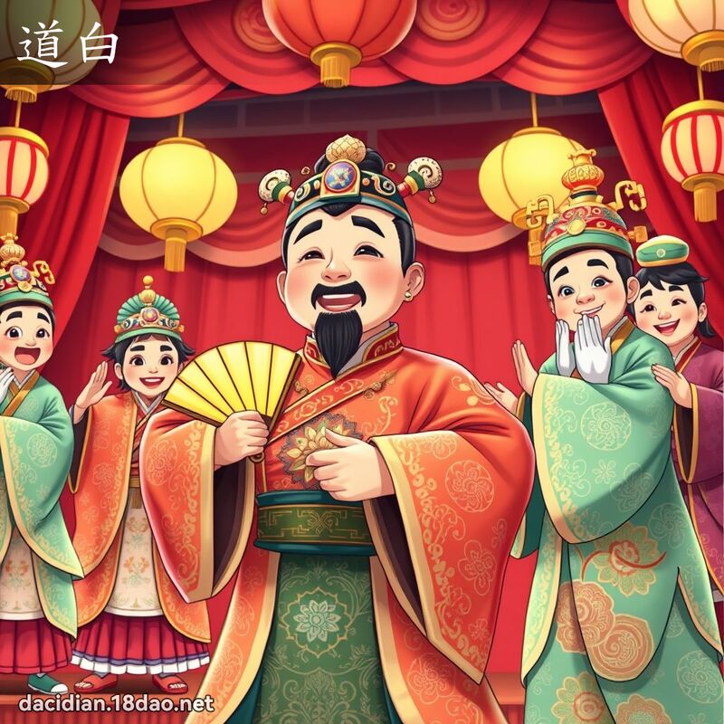 道白 - 国语大辞典配图