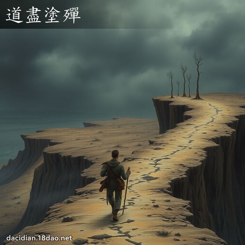 道盡塗殫 - 國語大辭典配圖