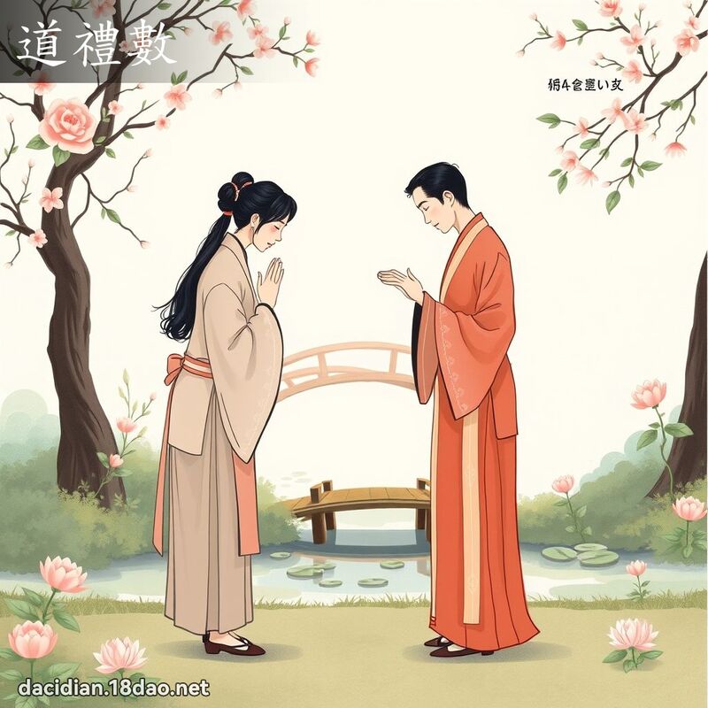 道禮數 - 國語大辭典配圖
