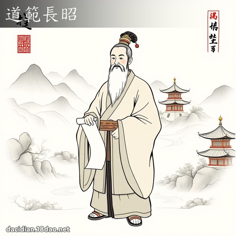 道範長昭 - 國語大辭典配圖