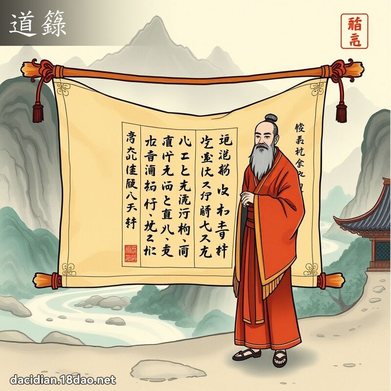 道籙 - 国语大辞典配图