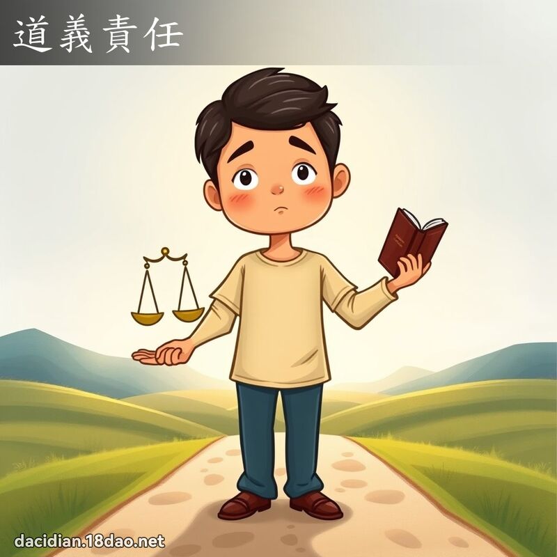 道义责任 - 国语大辞典配图