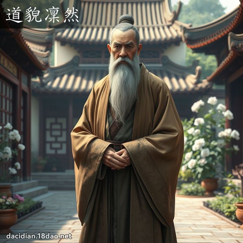 道貌凛然 - 国语大辞典配图