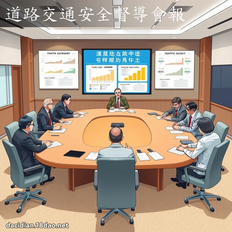 道路交通安全督導會報 - 國語大辭典配圖