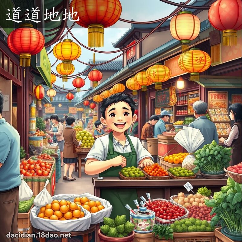 道道地地 - 国语大辞典配图