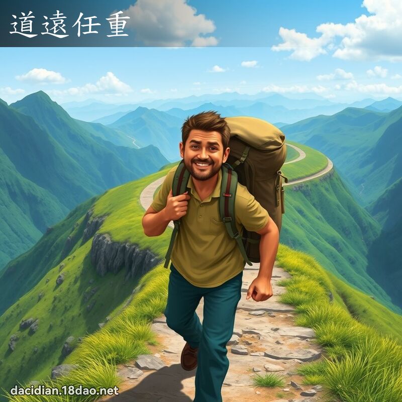 道远任重 - 国语大辞典配图