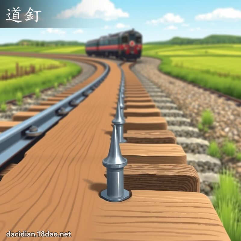 道钉 - 国语大辞典配图