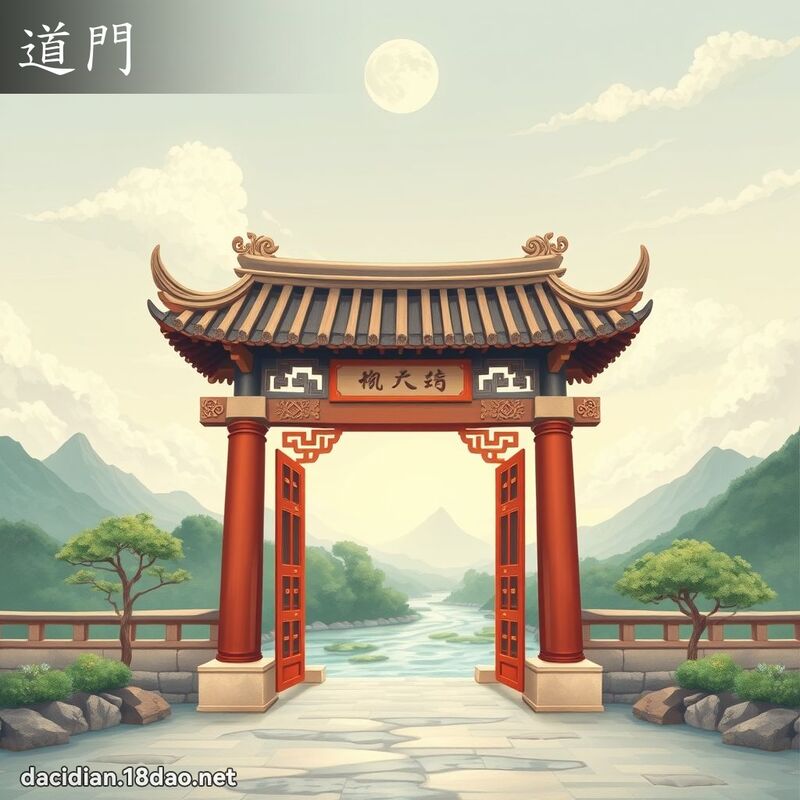 道門 - 國語大辭典配圖