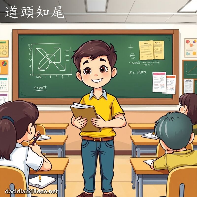 道頭知尾 - 國語大辭典配圖