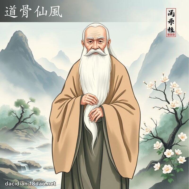 道骨仙風 - 國語大辭典配圖