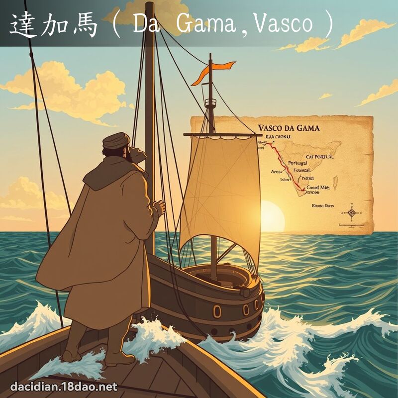 達加馬（Da Gama,Vasco） - 國語大辭典配圖
