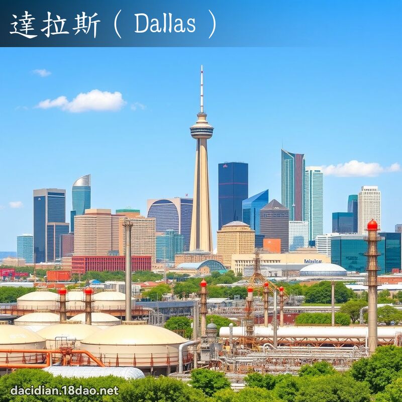 達拉斯（Dallas） - 國語大辭典配圖
