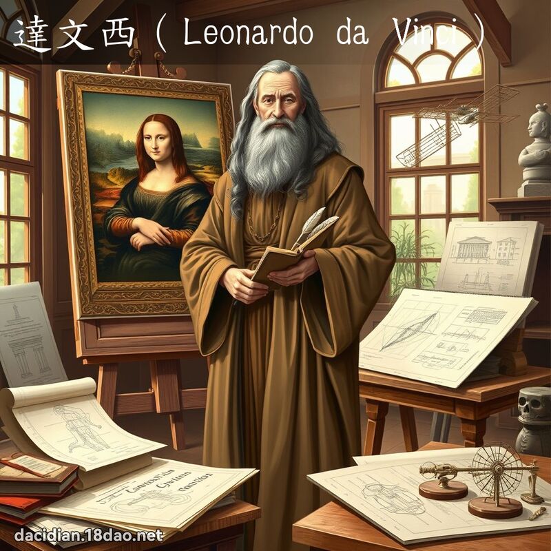 達文西（Leonardo da Vinci） - 國語大辭典配圖