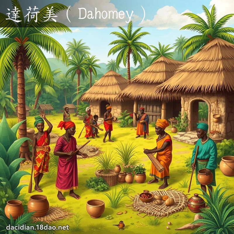 達荷美（Dahomey） - 國語大辭典配圖