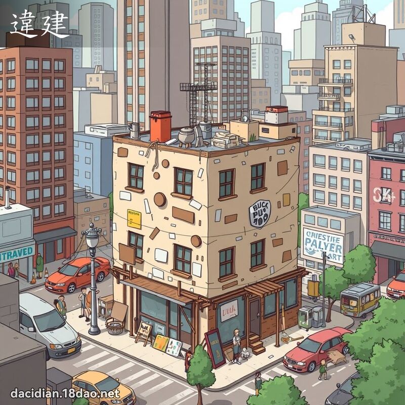 违建 - 国语大辞典配图