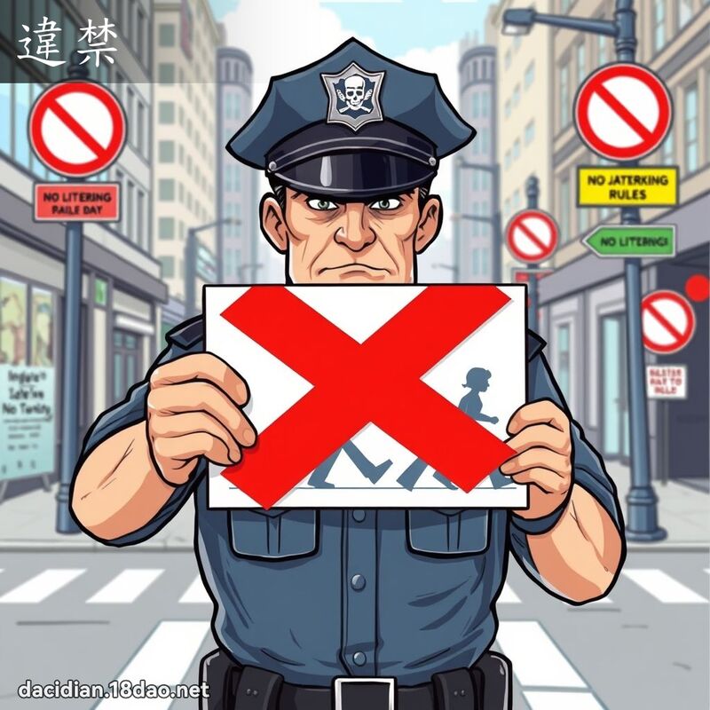 违禁 - 国语大辞典配图