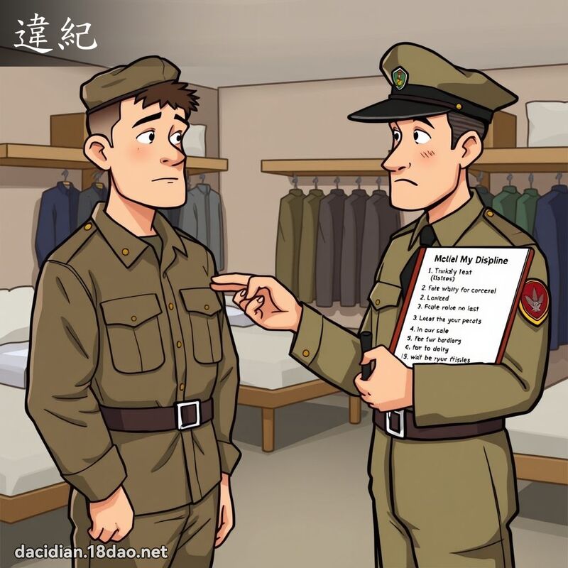 违纪 - 国语大辞典配图