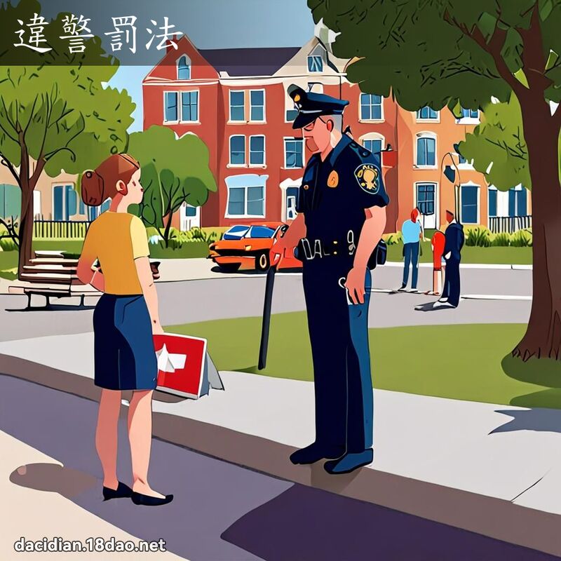 违警罚法 - 国语大辞典配图