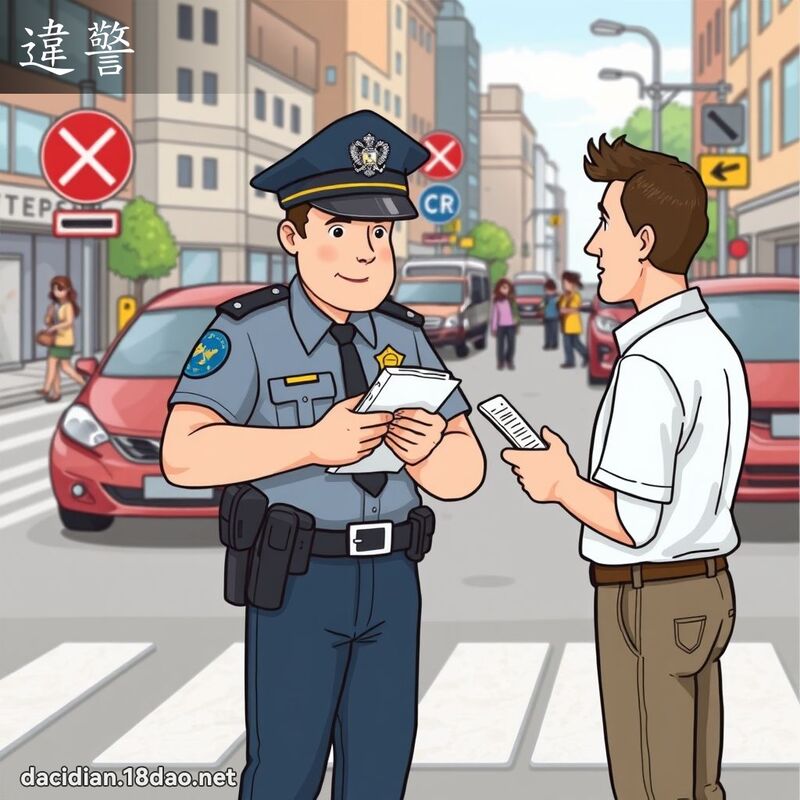 違警 - 國語大辭典配圖