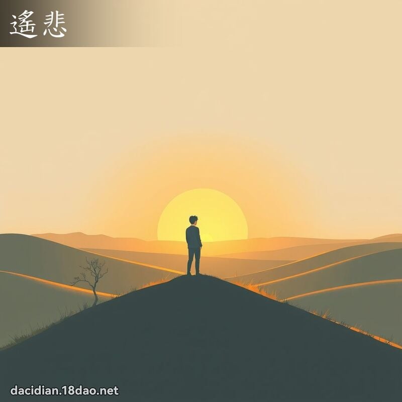 遥悲 - 国语大辞典配图