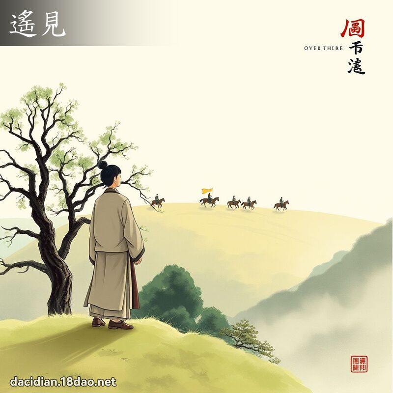 遥见 - 国语大辞典配图