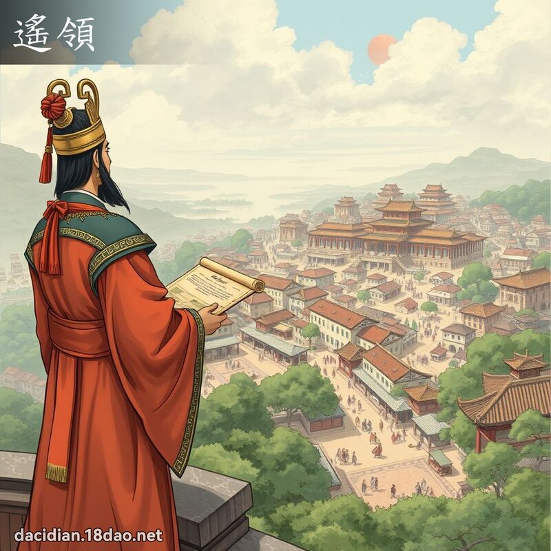 遥领 - 国语大辞典配图