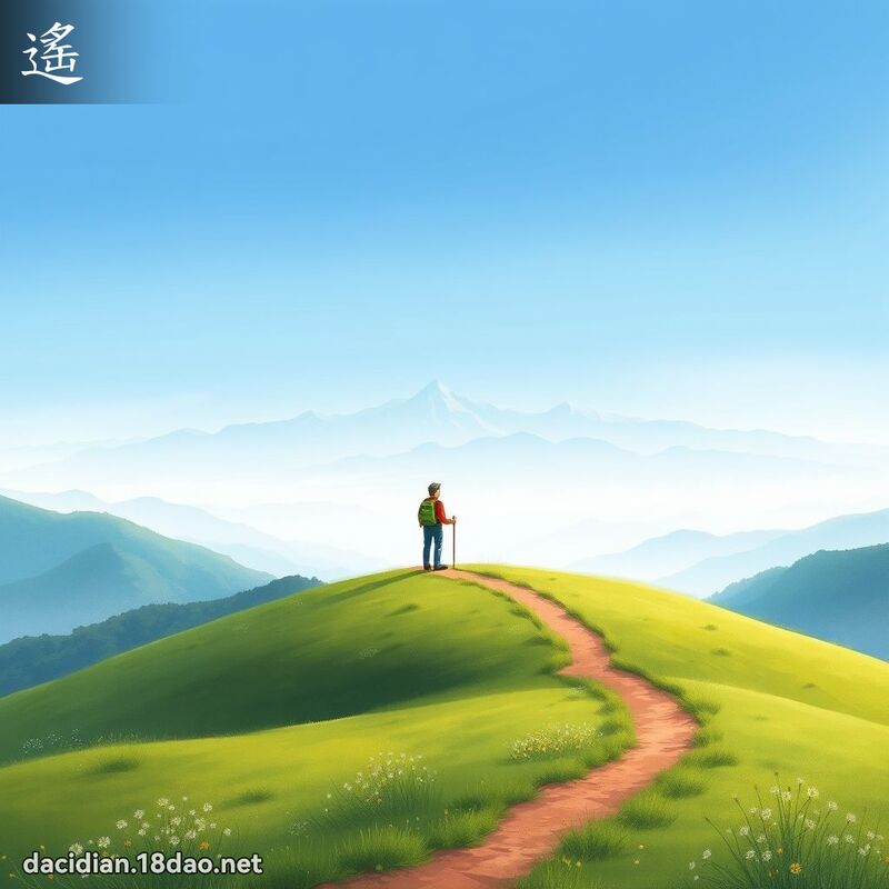 遙 - 國語大辭典配圖