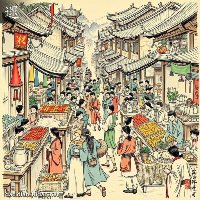 遝 - 国语大辞典配图