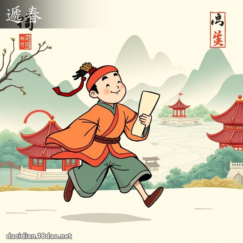 递春 - 国语大辞典配图