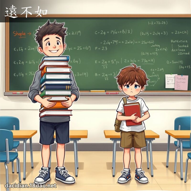 遠不如 - 國語大辭典配圖