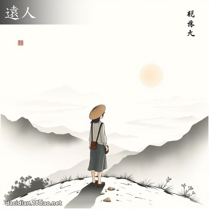 遠人 - 國語大辭典配圖